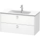 Тумба белый матовый 102 см Duravit Brioso BR410301018