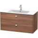 Тумба орех 102 см Duravit Brioso BR410301079
