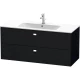 Тумба черный дуб 122 см Duravit Brioso BR410401016
