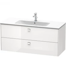 Тумба белый глянец 122 см Duravit Brioso BR410401022