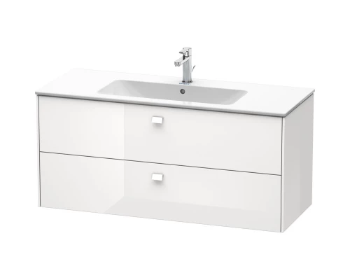 Тумба белый глянец 122 см Duravit Brioso BR410402222