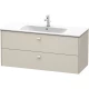 Тумба тауп матовый 122 см Duravit Brioso BR410409191