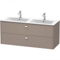 Тумба базальт матовый 129 см Duravit Brioso BR410501043