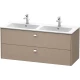 Тумба лен 129 см Duravit Brioso BR410501075