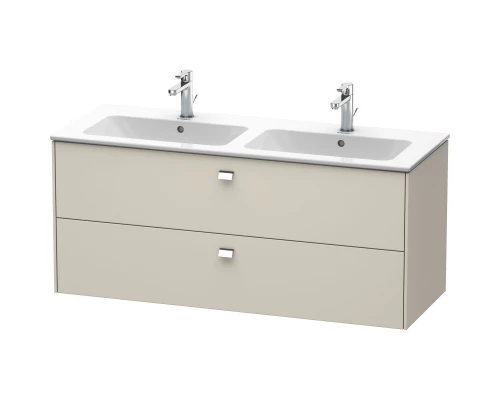 Тумба тауп матовый 129 см Duravit Brioso BR410501091