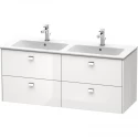 Тумба белый глянец 129 см Duravit Brioso BR410601022