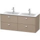 Тумба лен 129 см Duravit Brioso BR410601075