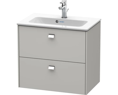 Тумба бетонно-серый матовый 62 см Duravit Brioso BR411001007