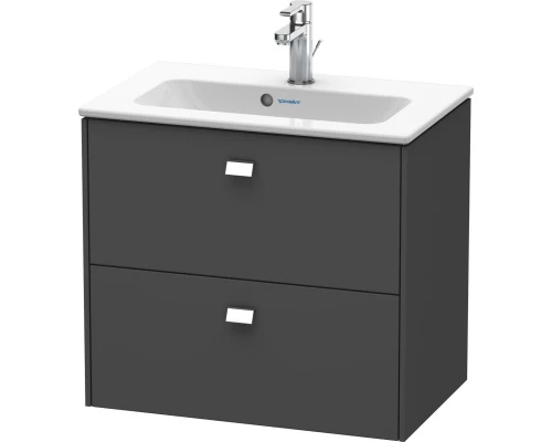 Тумба графит матовый 62 см Duravit Brioso BR411001049