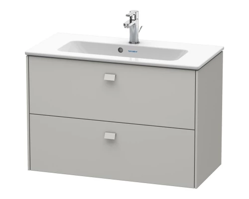 Тумба бетонно-серый матовый 82 см Duravit Brioso BR411100707