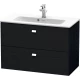 Тумба черный дуб 82 см Duravit Brioso BR411101016