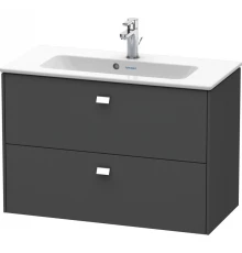 Тумба графит матовый 82 см Duravit Brioso BR411101049