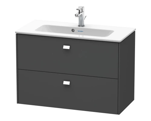 Тумба графит матовый 82 см Duravit Brioso BR411101049