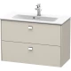 Тумба тауп матовый 82 см Duravit Brioso BR411101091