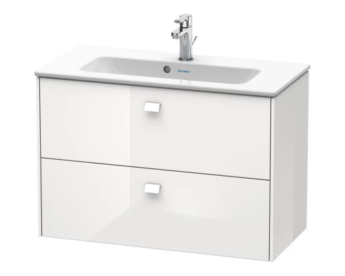 Тумба белый глянец 82 см Duravit Brioso BR411102222