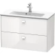 Тумба белый глянец 82 см Duravit Brioso BR411102222