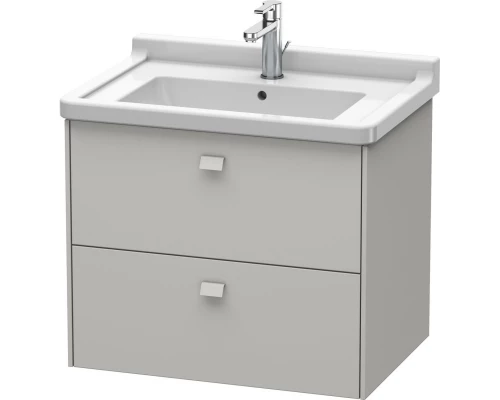 Тумба бетонно-серый матовый 67 см Duravit Brioso BR414100707
