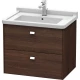 Тумба каштан 67 см Duravit Brioso BR414101053