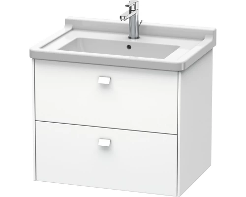 Тумба белый матовый 67 см Duravit Brioso BR414101818