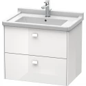 Тумба белый глянец 67 см Duravit Brioso BR414102222