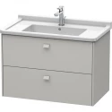 Тумба бетонно-серый матовый 82 см Duravit Brioso BR414200707