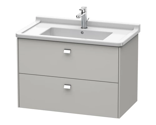 Тумба бетонно-серый матовый 82 см Duravit Brioso BR414201007