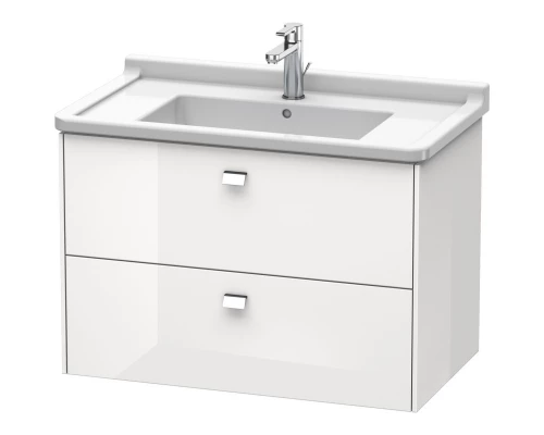 Тумба белый глянец 82 см Duravit Brioso BR414201022
