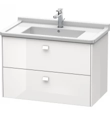 Тумба белый глянец 82 см Duravit Brioso BR414202222