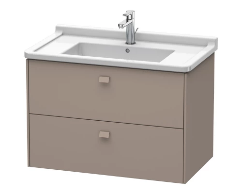 Тумба базальт матовый 82 см Duravit Brioso BR414204343