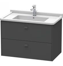 Тумба графит матовый 82 см Duravit Brioso BR414204949