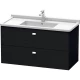 Тумба черный дуб 102 см Duravit Brioso BR414301016