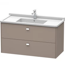 Тумба базальт матовый 102 см Duravit Brioso BR414301043