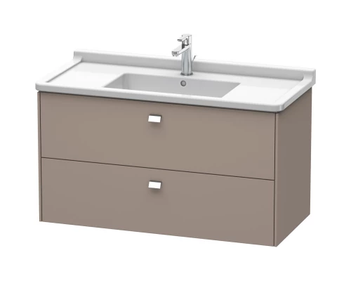 Тумба базальт матовый 102 см Duravit Brioso BR414301043