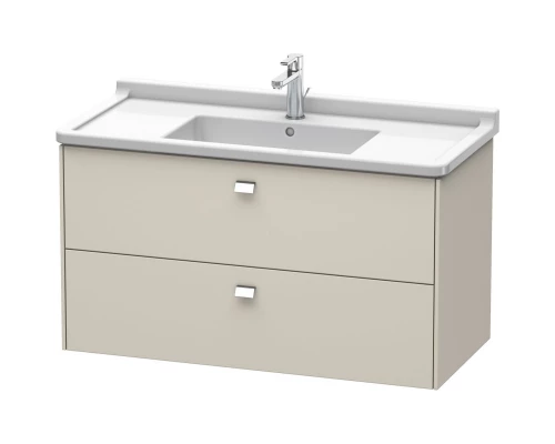 Тумба тауп матовый 102 см Duravit Brioso BR414301091