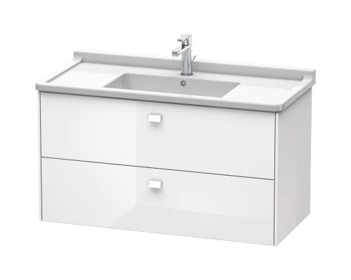 Тумба белый глянец 102 см Duravit Brioso BR414302222