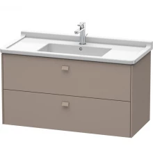 Тумба базальт матовый 102 см Duravit Brioso BR414304343
