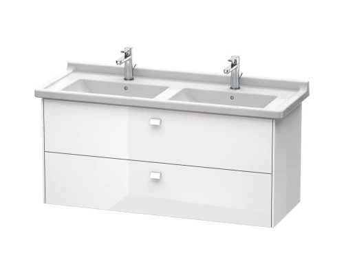 Тумба белый глянец 122 см Duravit Brioso BR414402222