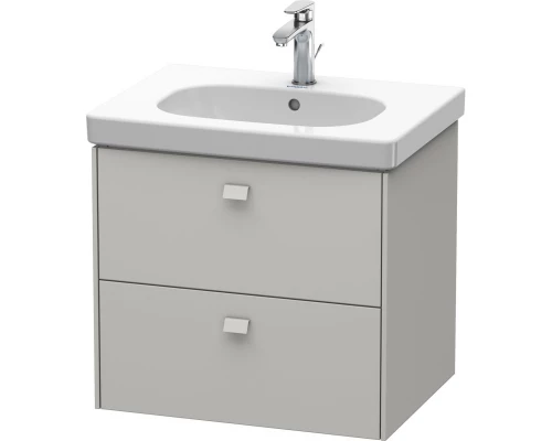 Тумба бетонно-серый матовый 62 см Duravit Brioso BR414500707