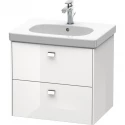 Тумба белый глянец 62 см Duravit Brioso BR414501022