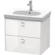 Тумба белый глянец 62 см Duravit Brioso BR414501022