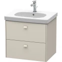 Тумба тауп матовый 62 см Duravit Brioso BR414509191