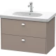 Тумба базальт матовый 82 см Duravit Brioso BR414601043