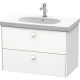 Тумба белый матовый 82 см Duravit Brioso BR414601818