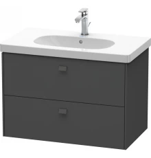 Тумба графит матовый 82 см Duravit Brioso BR414604949