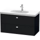 Тумба черный дуб 102 см Duravit Brioso BR414701016