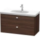 Тумба каштан 102 см Duravit Brioso BR414701053