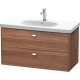 Тумба орех 102 см Duravit Brioso BR414701079