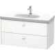 Тумба белый матовый 102 см Duravit Brioso BR414701818