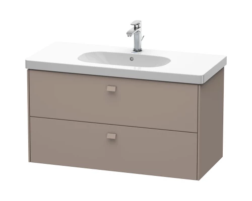 Тумба базальт матовый 102 см Duravit Brioso BR414704343