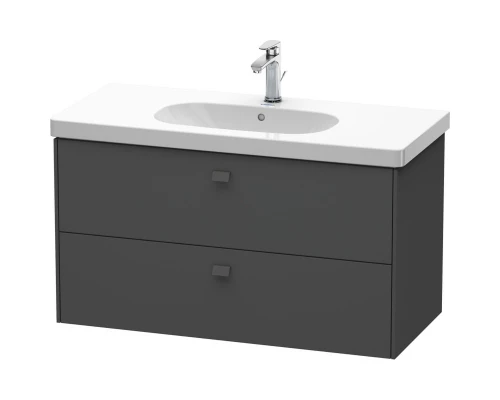 Тумба графит матовый 102 см Duravit Brioso BR414704949